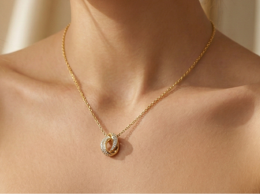 Twin souls | Anti-Tarnish Chain | Pendant