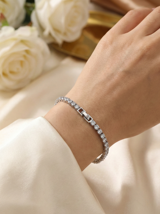 Diamond Lined Bracelet