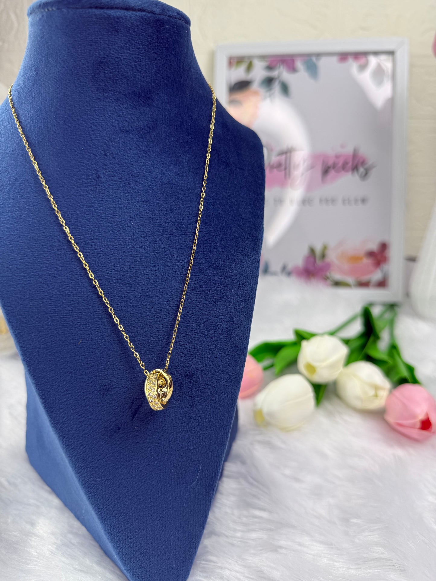 Twin souls | Anti-Tarnish Chain | Pendant