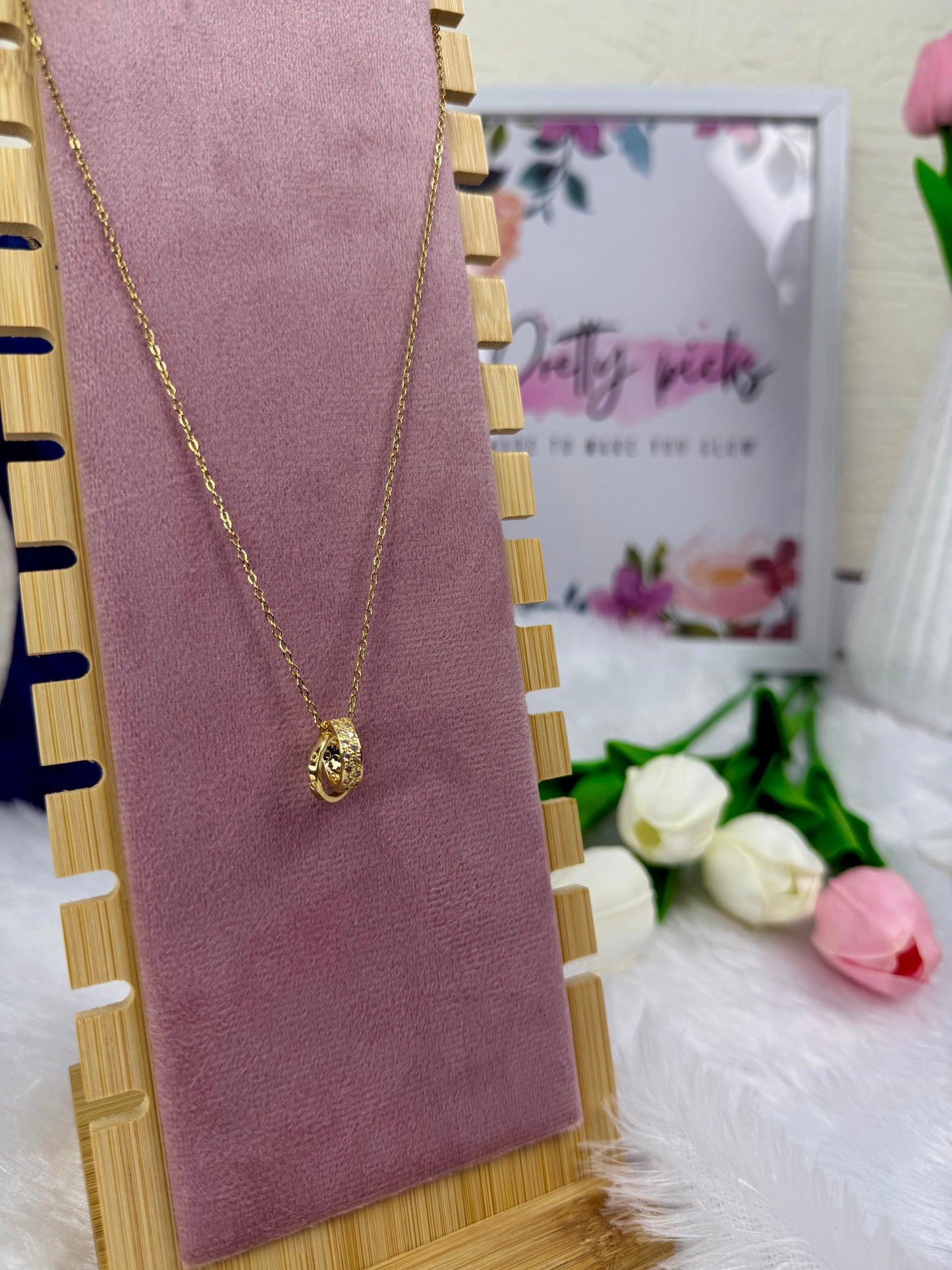 Twin souls | Anti-Tarnish Chain | Pendant