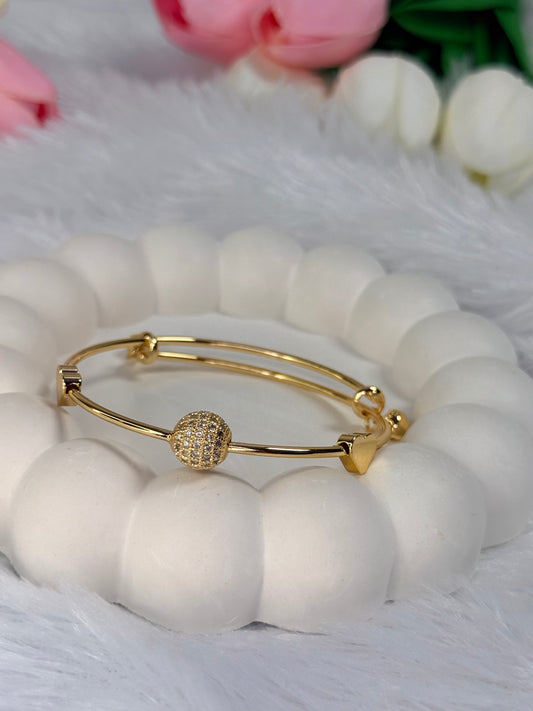 Gold Plated Kada   | Adjustable